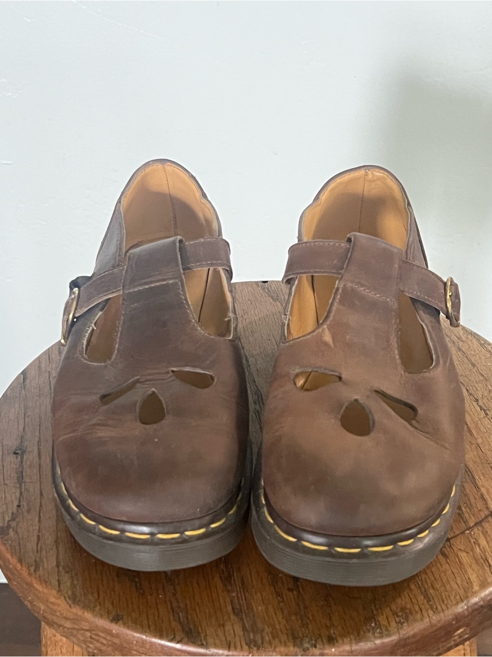 Vintage Dr. Martens Tear Drop Mary Jane Loafers